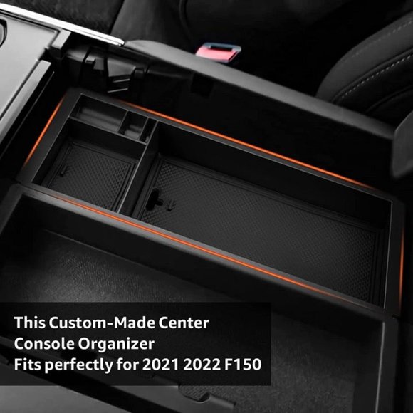 Center Console Organizer Fits for 2021 2022 Ford F150 Console Tray - Picture 5 of 9